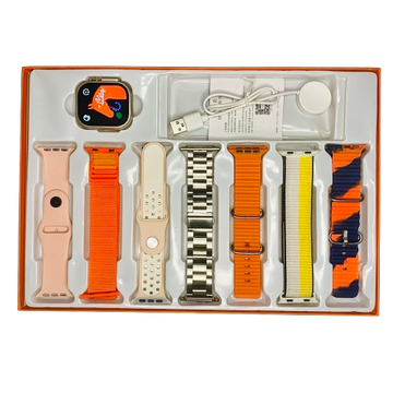Buy 1 Get 1 Free - 7 in 1 Ultra Smartwatch + M10 Earbuds Bundle